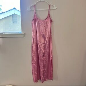 Pink H&M Midi Dress